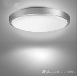 Dia 35cm Round LED Ceiling Light Surface Mounted Simple Foyer Fixtures Study Dining living Room hall Home Corridor Lighting AC110V/220V