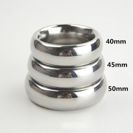 Male Staineless Steel Penis Ring 40mm /45mm /50 Mm(optional) Ball Stretcher SH190727