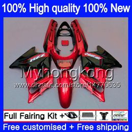Body +7Gifts For KAWASAKI ZZR-250 1990 1991 1992 1993 1994 1999 Red black 251MY.18 ZZR 250 90-99 ZZR250 90 91 92 93 94 99 Fairings