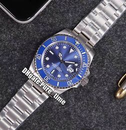 Cheap New Blue Ceramics Bezel 116619LB-97209 A2813 Automatic Mens Watch Blue Dial Sapphire SS Steel Bracelet High Quality Watches Pure_Time