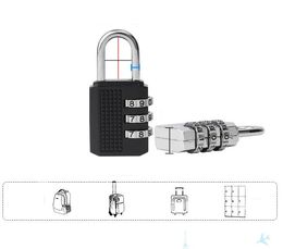 newest 4dial 3dial steel combination lock luggage padlock pc security combination lock coded lock knob padlocks