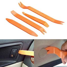 4pcs Hand Tools Portable Auto Car-Styling Radio Panel Door Clip Panel Trim Dash Audio Removal Installer Pry Kit Repair Tool