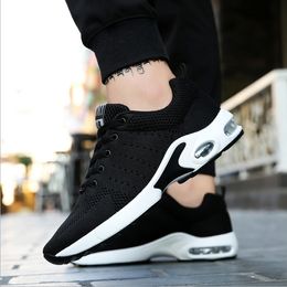 Drop shipping hot sale cool pattern2 Blue Black white gray grizzle Men women cushion Running Shoes Trainers Sports Designer Sneakers 35-45