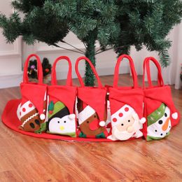 Merry Christmas Candy Bag Snack Packet Children Household Kid Garden Home Decor X-mas Bags
