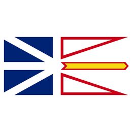 Newfoundland And Labrador State Flags Banners 3x5ft 150x90cm Screen Printing, 90% Bleed, Indoor Outdoor, free shipping