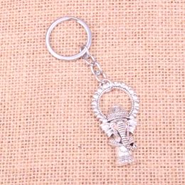 50*28mm Ganesha elephant buddha KeyChain, New Fashion Handmade Metal Keychain Party Gift Dropship Jewellery