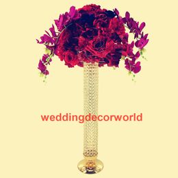 new style nice design decoration pedestal crystal wedding flower stand Centrepieces for sale decor0727