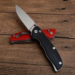 Specical Offer 4 Handle Colors Survival Tactical Folding Knife D2 Drop Point Satin Blade G10 Handle EDC Pocket Knives Gift Knife