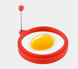 Egg Tools Food grade silicone omelette Mould with stainless steel handle poached egg cooking high temperature breakfast is essent