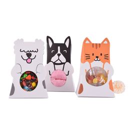 Birthday Party Decorations Kids Paper Dog Gift Bags Candy Bags Box Baby Shower Packing Bag Pet Party yq01830
