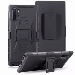 Belt Clip Holster Kickstand Armour Case For Samsung Galaxy Note 10 Plus S10 Plus S10E A20S A20E A70 A50 A30 A20 S9