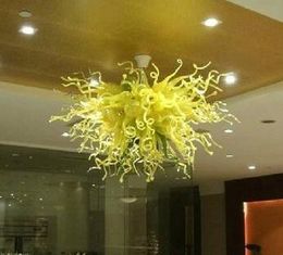 Indoor Lamp Chandeliers Lighting Home Decorative Ceiling Lamps LED Bulbs Hand Blown Murano Glass Green Pendant Lights