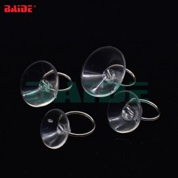 2.5cm 3.0cm 3.5cm 4.0cm Sucker Suction Cups High-end Transparent Plastic With Key Ring Suckers Suction Cup Opening Tool 1000pcs/lot