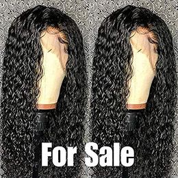 Hot 360 full lace Wig deep Wave brazilian Hair Wigs hd front Frontal transparent 100%human for Black Women 130% Density water curly braided hairsyle aviable