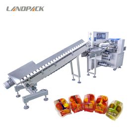 Multifunction Orange Apple Flow Wrap Machine Fruit And Vegetable Pillow Type Packaging Machine