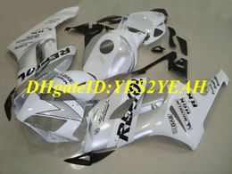Custom Motorcycle Fairing kit for Honda CBR1000RR 04 05 CBR 1000RR 2004 2005 CBR1000 ABS Top Silver white Fairings set+Gifts HM42