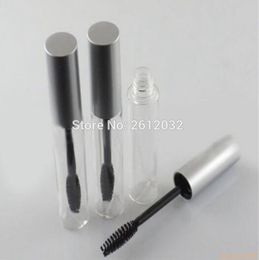 Professinal Makeup Cosmetic Bottles Container With Black Cap Clear Empty Mascara Tube Eyelash Cream Bottle 10ML#123
