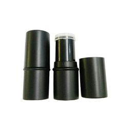 wholesale Black Round Empty Cosmetic tube Refillable DIY Makeup powder tube Cosmetic Tool Blush sticks tube