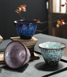 Ceramic Kiln Change Tea Cup Anti scalding Small Tea Bowl Big Size 120ML China Home Creative ceramic cup