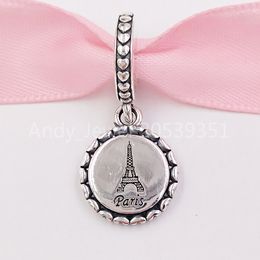 Andy Jewel Authentic 925 Sterling Silver Beads Paris Charms Fits European Pandora Style Jewellery Bracelets & Necklace