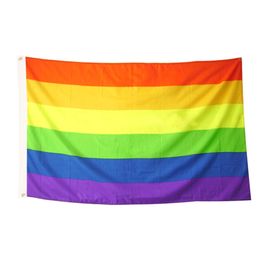 lgbt flag custom flags banner gay pride orgullo gay flag 3x5 FT Banner 90x150cm Festival Party Gift 100D Polyester Printed Hot selling!