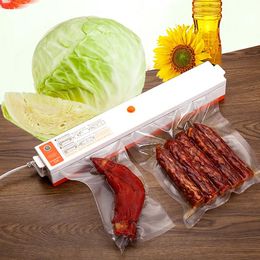 Household Vacuum Food Sealer Machine Plastic Bag Packaging Sealer Machine Home Kitchen Commercial Vacuum Food Sealing