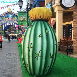 Plant Show Ball Cactus Flower Street Advertisement Inflatable Cactus Inflated Round Cacti for Amusement Park Event