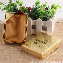 Gold Paperboard Packaging Box For Lighters Small Party Favor Gift Boxes Wholesale