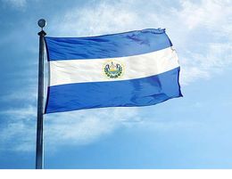 Custo 3x5 El Salvador Flag 90x150cm Nation Country Flags Banner Flying Hanging Indoor Outdoor Use Drop Shipping