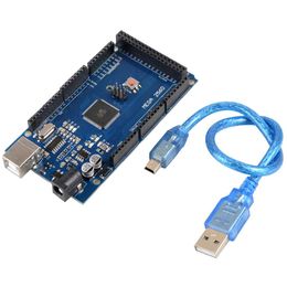 For Arduino ATmega2560-16AU CH340G MEGA 2560 R3 Board USB Cable