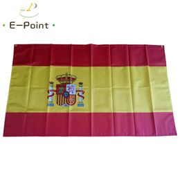 90cm*150cm (3*5ft) size European Flag of Spain Top Rings Polyester flag Banner decoration flying home & garden flag Festive