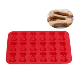 18 Units 3D Dog Bone Cookie Chocolate Cake Silicone Molds Kitchen Pastry Baking Sugar Fondant Cake Mold Decorating Tools