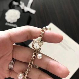 Fashion-New arrival bracelet with perfume bottle and pearl design Bracelet for women wedding gift jewelry drop Shipping PS5248A