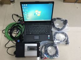 Tools MB Star C5 SD Compact 5 with V12.2023 so/ft-ware in 320GB HDD and Used Laptop CF-52 I5 8G for Auto Diagnosis tool