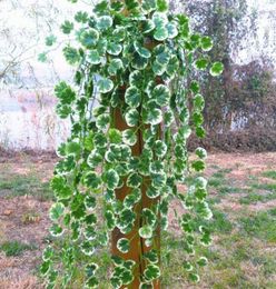 High quality Artificial Rattan Green Leaves Vine FOR Wall Hanging small Ivy Vines Artificial Vines Plant Leave for home decorations