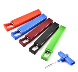 Beer Bottle Opener Home Creative Simple Practical Red Wine Plastic Screwdriver Multi Function Corkscrew Hot Sale SN479