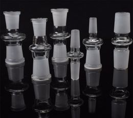 NEW 10mm 14mm 18mm Male Female Glass Adapters Converter Borosilicate Glass Adapter Oil Rig Smoking Accessorie