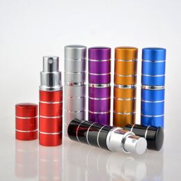 10ML Aluminium Refillabe Perfume Bottle, Perfume Spray Atomizer Cosmetic Container 100pcs/lot DHL Free shipping LX