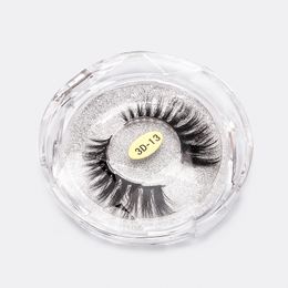 1 pair natural false eyelashes fake lashes long makeup 3D mink lashes eyelash extension mink eyelashes for beauty box