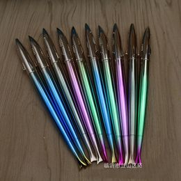 Novelty Lapices Student Practise Writing Tool Shark Fountain + Pens Glittering Gradient Rainbow Shark Hoody EF Fine Nibs Calligraphy Pen