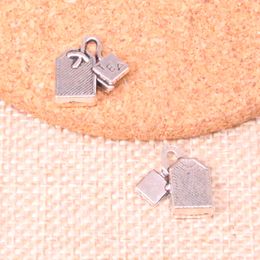 67pcs Charms tea bag 15*15mm Antique Making pendant fit,Vintage Tibetan Silver,DIY Handmade Jewelry