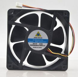 12cm 12V 0.90A 12038 XXD1203812VH two-wire/three-wire/four-wire chassis motherboard high-volume power supply fan