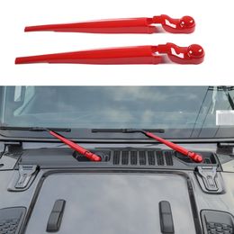 ABS Car Front Wiper Decoration 4PCS For Jeep Wrangler JL 2018+ High Quality Auto Exterior Accessories