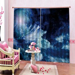 Curtain For Kitchen Beautiful Space Cloud Illustration Customise Your Favourite Blackout Curtains For You