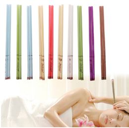 10Pcs/Set Ear Cleaner Wax Removal Ear Candles Treatment Care Healthy Hollow Cone Hot Random Colour