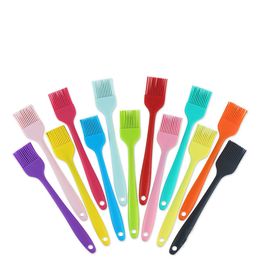 new Baking tool small food grade Barbecue brush oil brush high temperature resistant silicone brush kitchen tools T2I5839