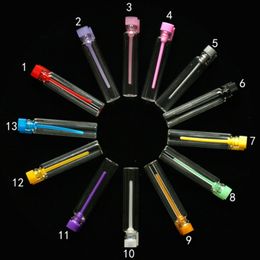 1ML 2ML Colorful Glass Sample Vials Perfume Bottle Mini Empty Laboratory Liquid Fragrance Test Tube Trial Bottle