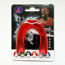 1 Set New Shock Sports Mouthguard Mouth Guard Teeth Protect for Boxing Basketball Top Grade Gum Shield