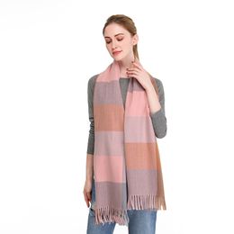 Wholesale-scarf shawl women wool autumn winter warm thick long Oumeifeng fashion fashion wear 210cm * 75cm