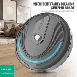 Full Automatic Mini Vacuuming Robot Home Sweeper Robot Robotic Vacuum Cleaner Intelligent Household Appliances Charging Sweeper